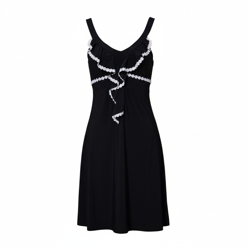 True Y2k Twin Babydoll Daisy Women's size Medium Ruffle Romantic Whimsy Dress‎
